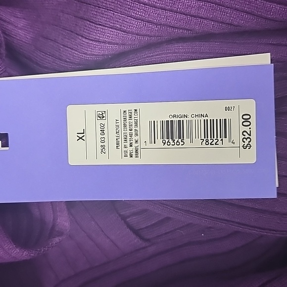 Twisted Back Long Sleeve Crewneck Pullover Sweater | Future Collective | X Large - Picture 7 of 10